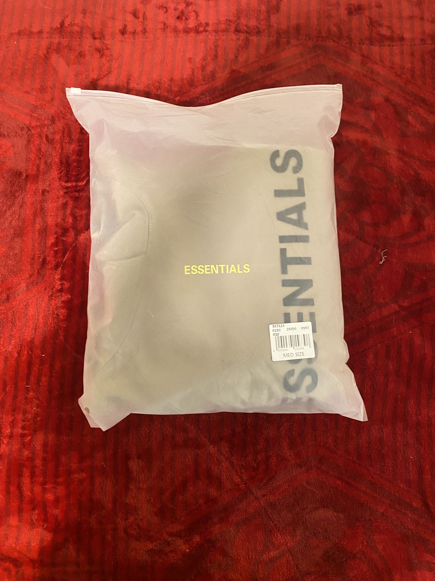 Essentials Fear of God pullover hoodie taupe colorway