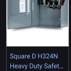 Square D H324N Heavy Duty Fusible Safety Switch