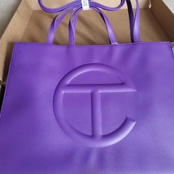 Telfar Medium Shopping Bag “Grape” Brand New Just In Sold Out Online 100% Authentic  $260 Firm