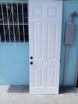 Steal door