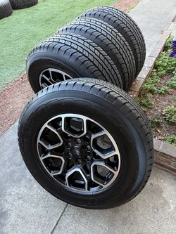 Ford f150 rims and tires tires like new