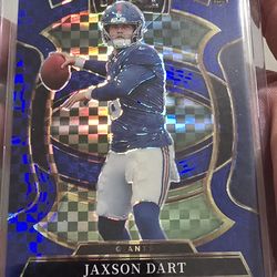 2025 Select Football Jaxson Dart Concourse Blue Prizm /249 RC