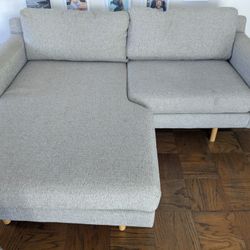 West Elm Sectional Sofa with  Chaise