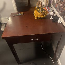 Single Desk with One Drawer
