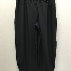 Zelle wide leg snapped hem pants size S
