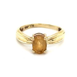 10k Citrine Ring