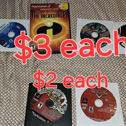 Ps2 Playstation 2 Games Late May Arrivals $2 $3
