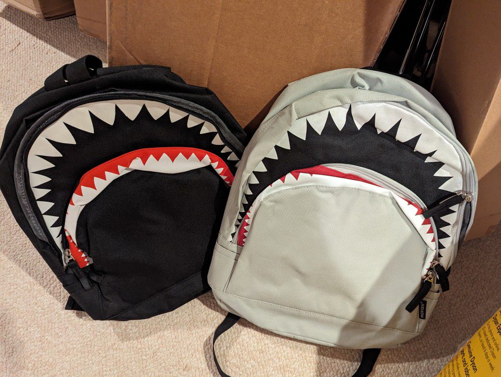 Shark Backpacks (Brand New!)
