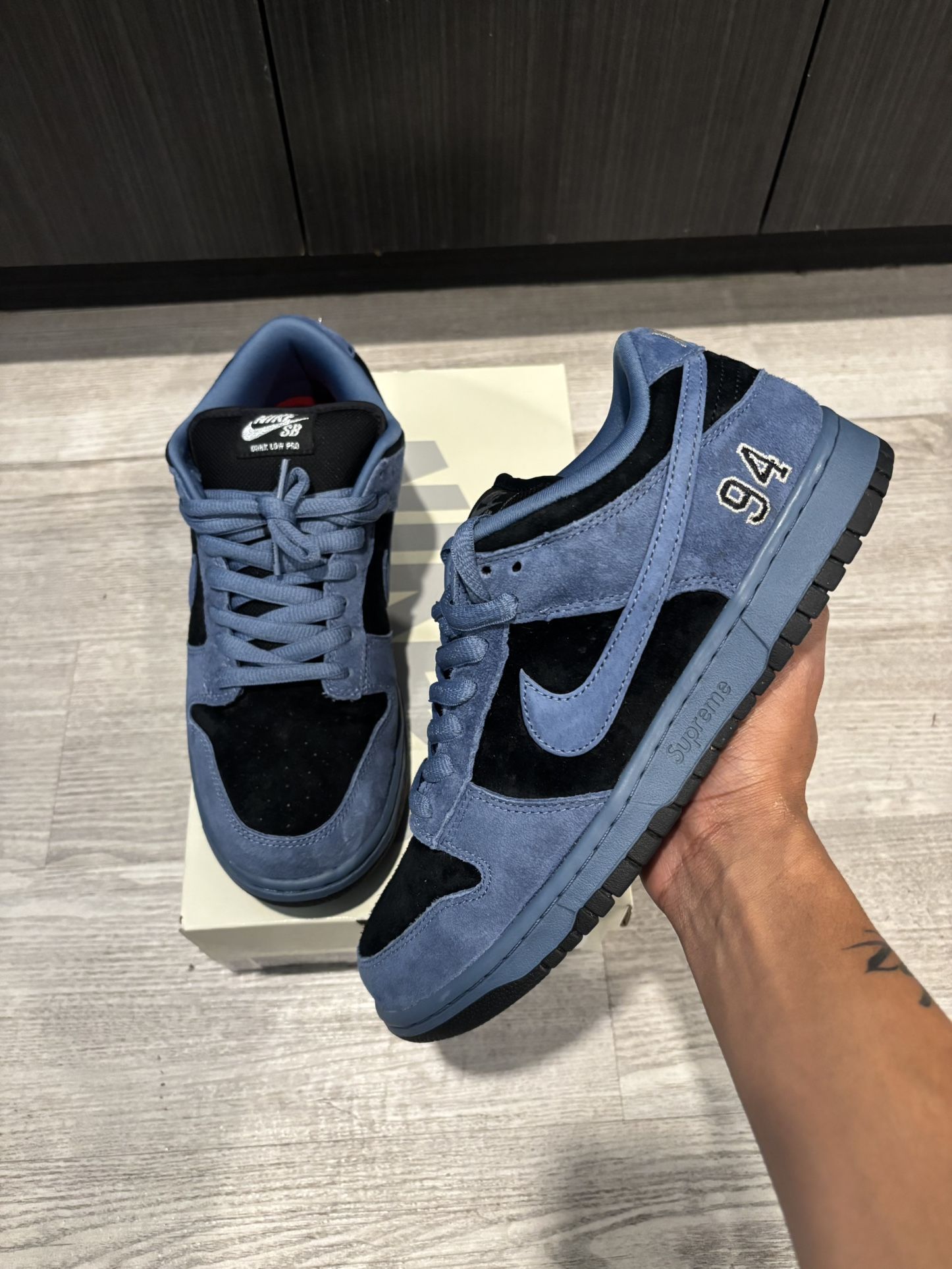 2025 Supreme x Nike Dunk Low SB Ocean Fog