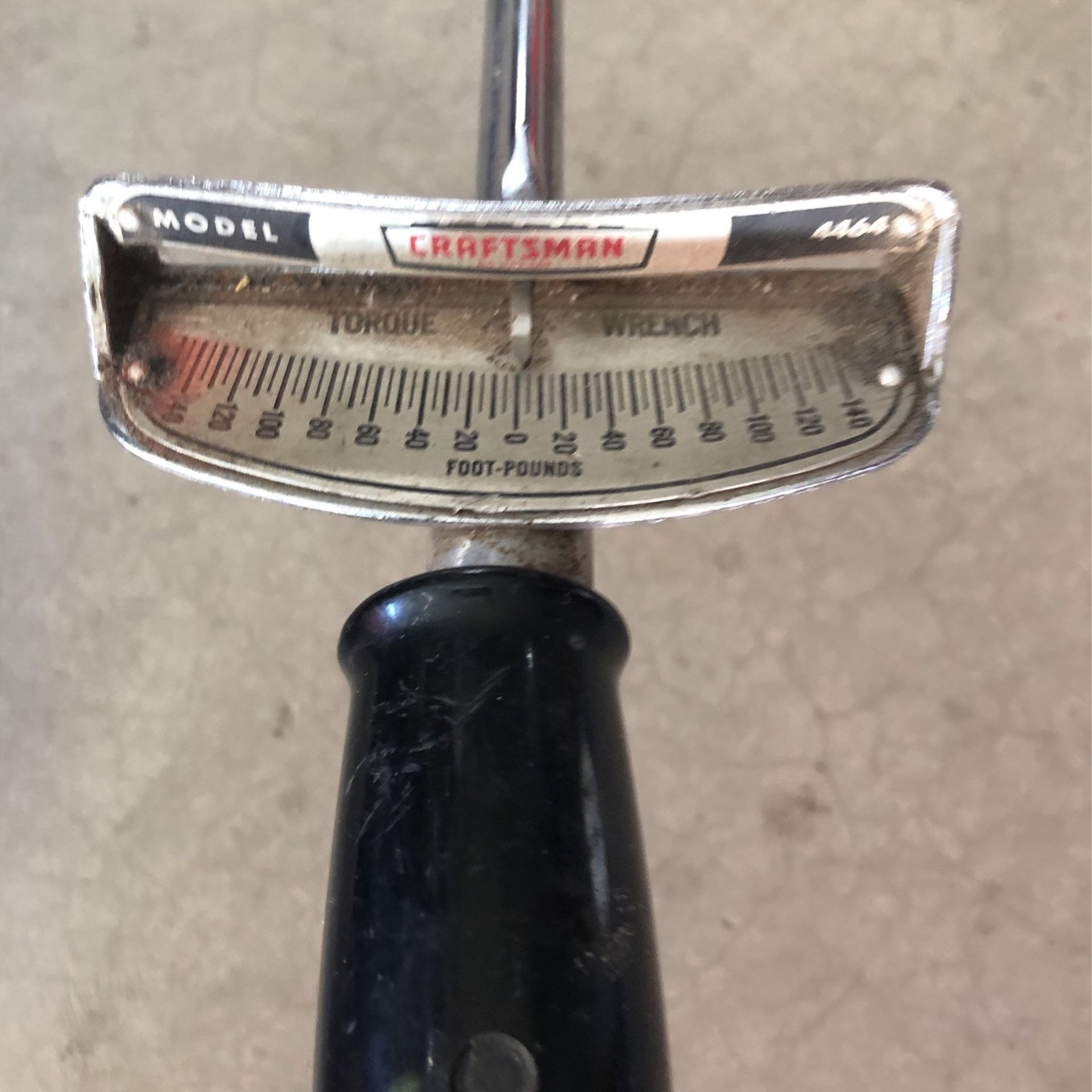 Vintage craftsman half inch drive torque wrench