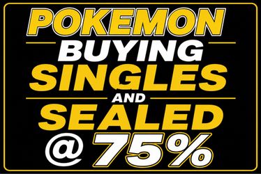 Pokemon Buying singles and sealed