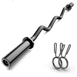 Olympic EZ Curl Bar β Heavy Duty Weightlifting Bar for Biceps & Triceps