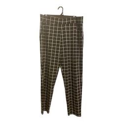 Melissa Paige Women's Black/White Striped Dress Pants Size Large NWT