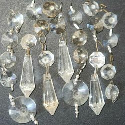 X26 AUTHENTIC GENUINE SWAROVSKI CRYSTAL HANGING CHANDELIER PENDANT CHARM PIECES