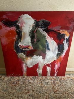 Cow Wall Art - Like New