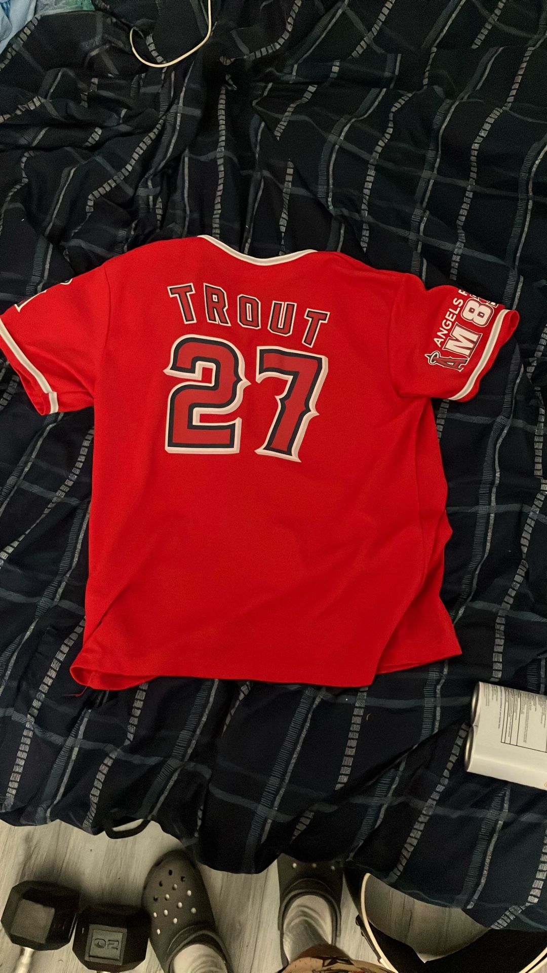 Y-XL Mike trout jersey