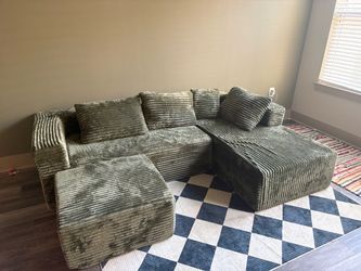 Green Boneless Couch - Brand New