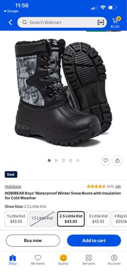 HOBIBEAR boys weather boots