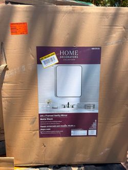 Home Decorators Collection 24-in x 30-in vanity mirror
