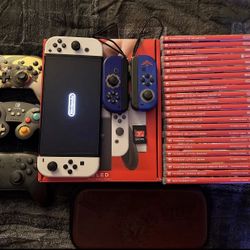 OLED Model Handheld Console - Handheld case & Pro Controller 