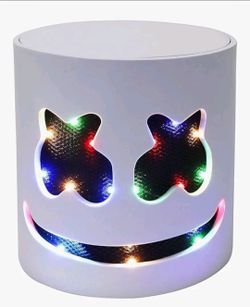 Brand New Halloween Marshmello DIY Accembly Mask With LIGHTS