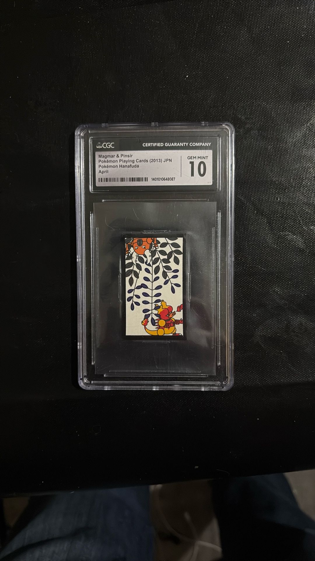 Rare 2013 Pokemon Hanafuda April Card Cgc Mint 10