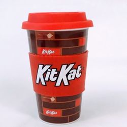 🍫Porcelain Kit Kat Travel Coffee Mug🍫