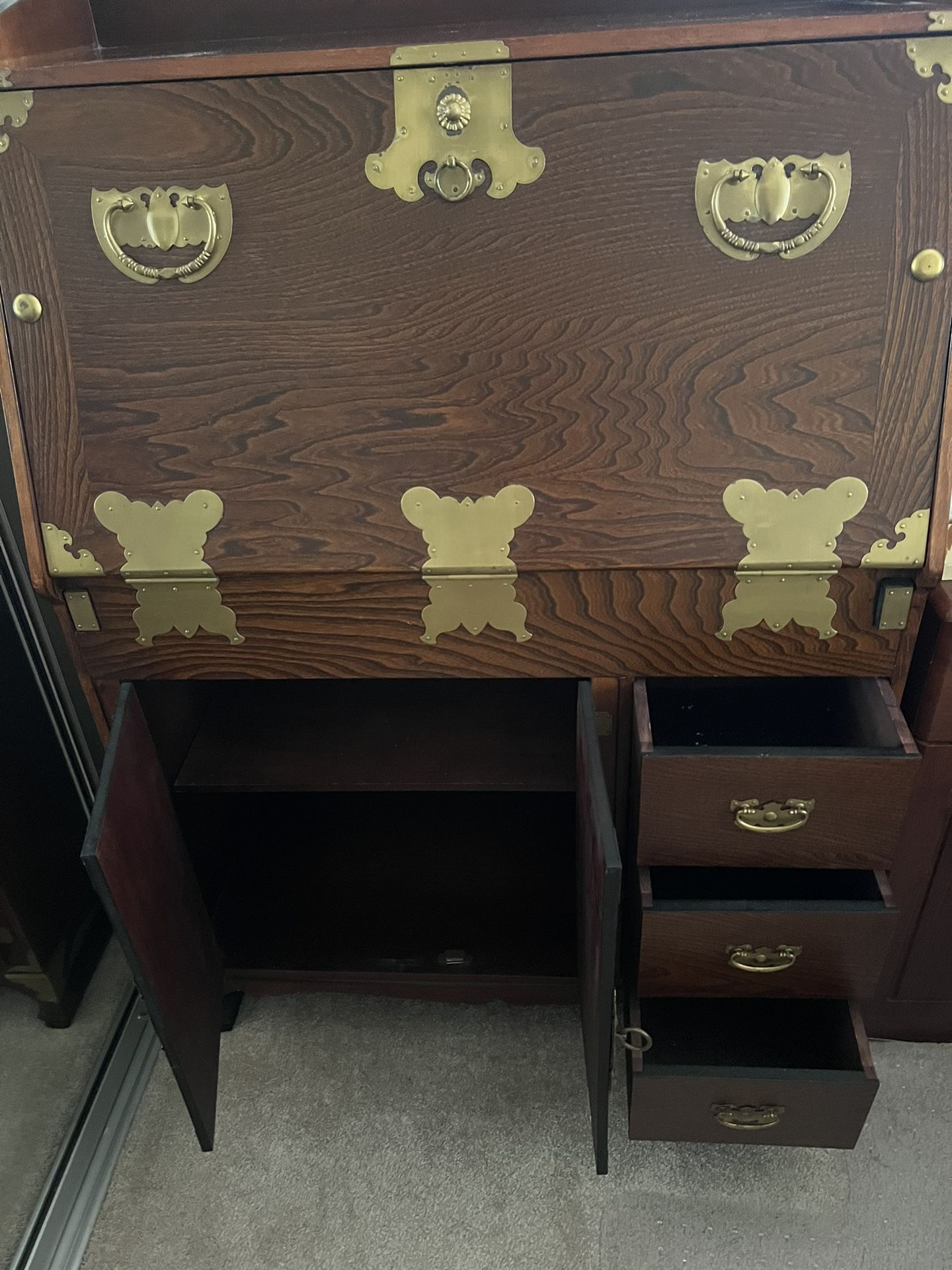 Antique Chinese Secretary Desk
