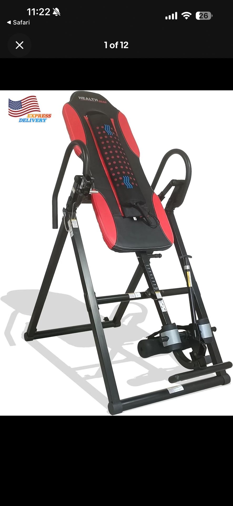 Health Gear Itm5500 Inversion Table