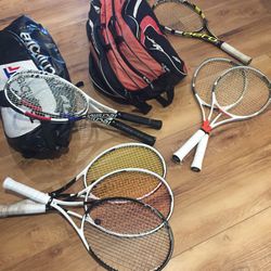 Tennis Racket Sale (prices reduced to sell)