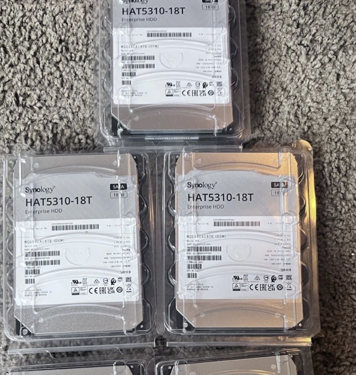 2 18tb Synology Hard Drives Brand New