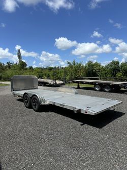 7x20 Aluminum Tilt Car Hauler Trailer - Daily, Weekly, Montly