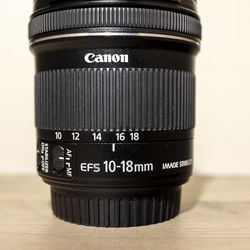 Canon EF-S 10-18mm Lens