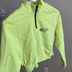 Neon crop shirt