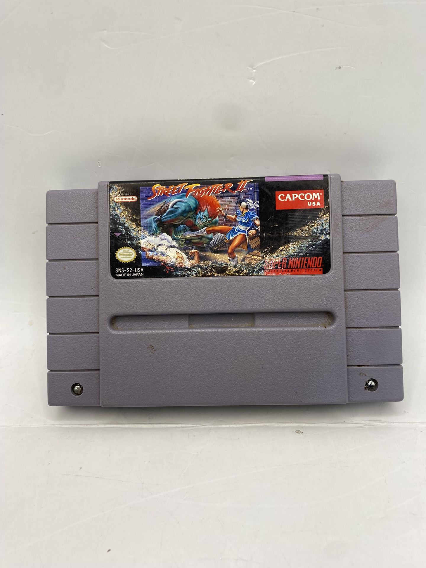 Street Fighter II SNES 1992 Super Nintendo (Cartridge Only!) Tested Authentic