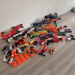 Huge Collection Of Awesome Nerf Guns 