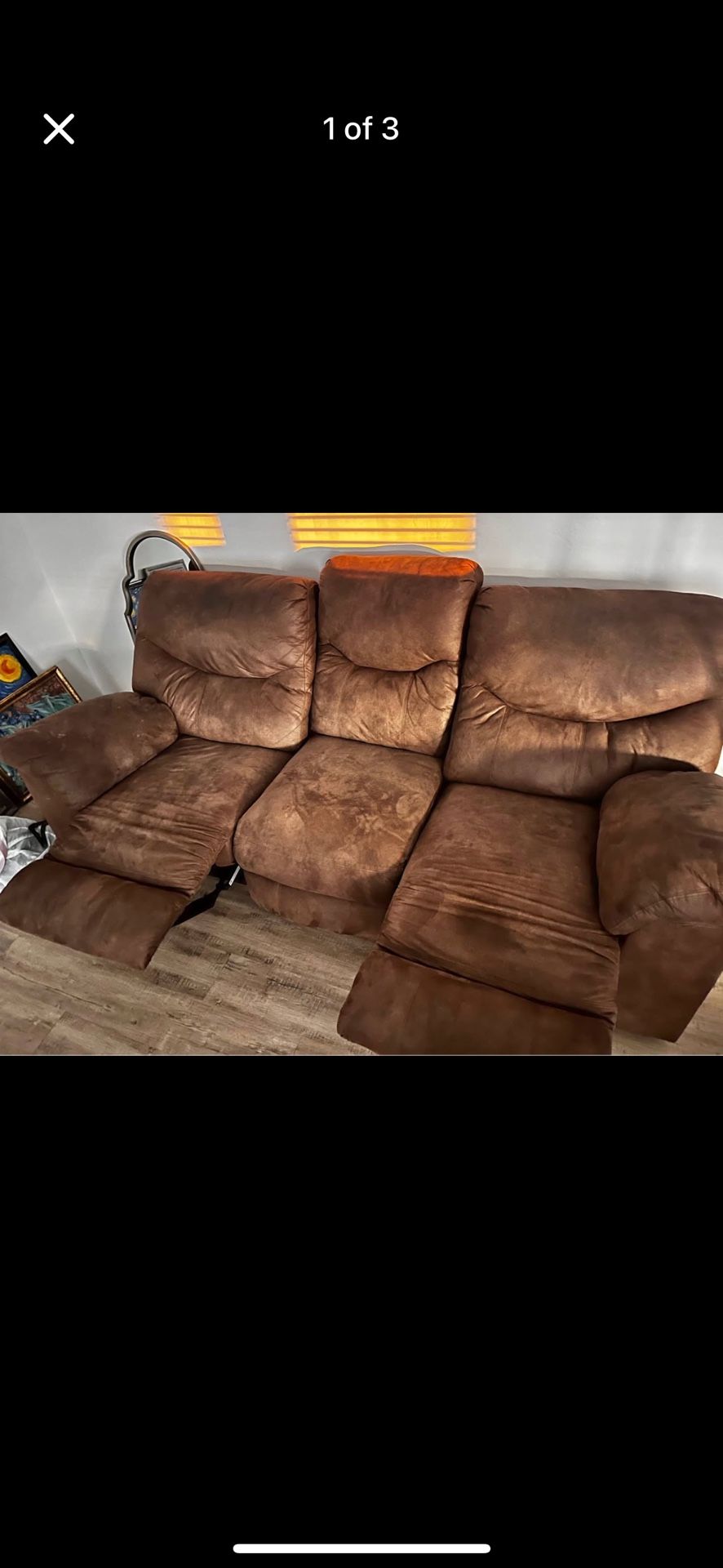 Reclining Couch -delivery Available