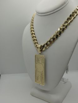 Gold chains and pendants