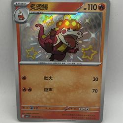 Pokemon S-Chinese Gem Pack Crocalor Baby Shiny Card # 04 06/08