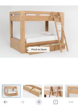 Wood Full over Full Bunk Bed Set