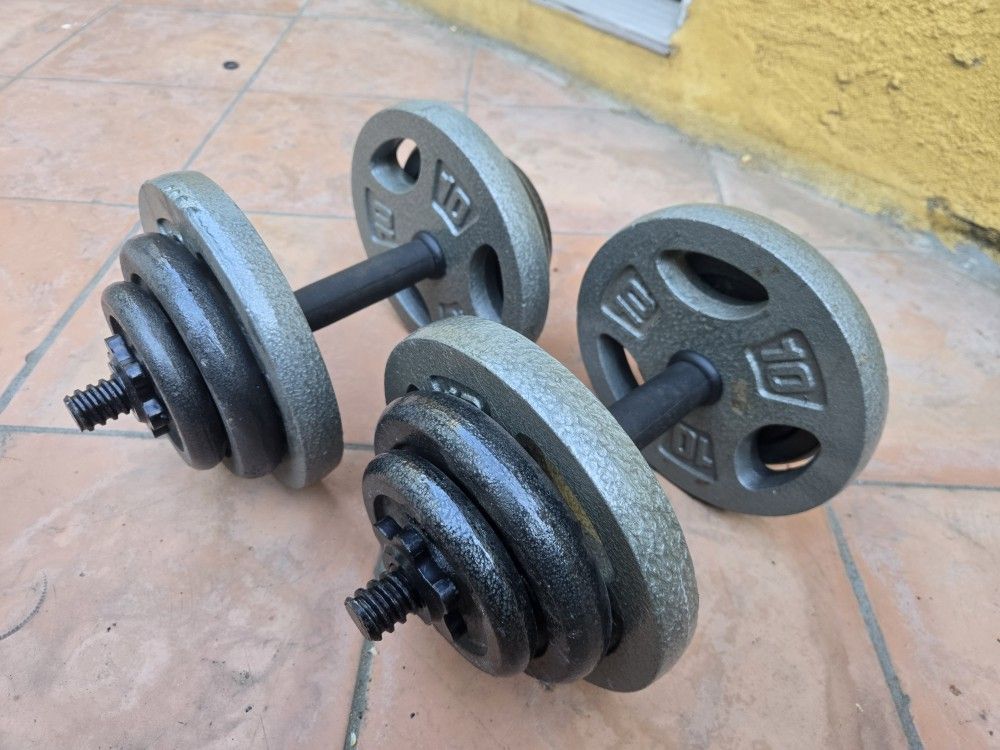 Adjustable Dumbbell Set - 80+ lb