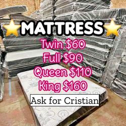 New Mattresses  Twin mattress Full mattress Queen mattress  King mattress  Colchones nuevos  Beds 