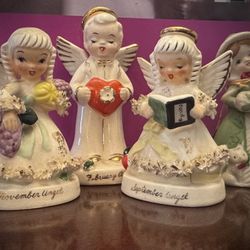 Napco Angel Figurines | Holliday Belle | Collectors