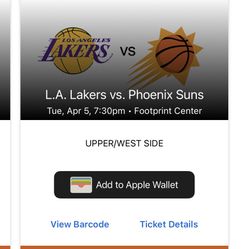 Suns Vs Lakers