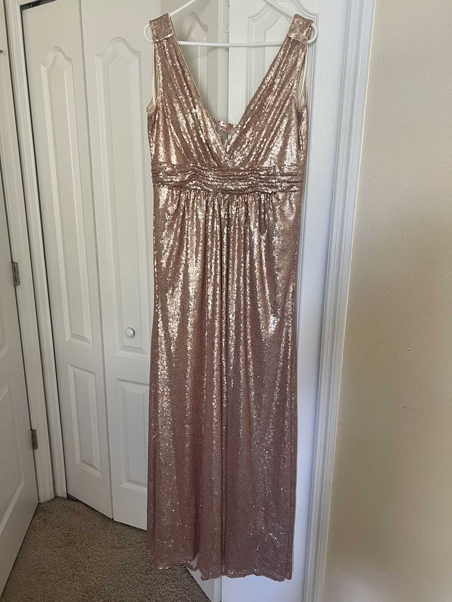 GORGEOUS BABY ONLINE DRESS GOLDEN SEQUIN