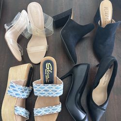 Women’s Heels / Sandals / Wedges Haul ($40 For All)