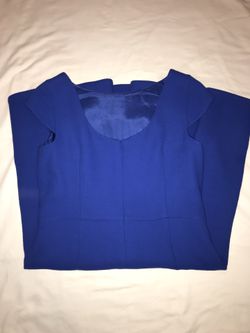 Authentic Akris Punto Royal Blue Dress