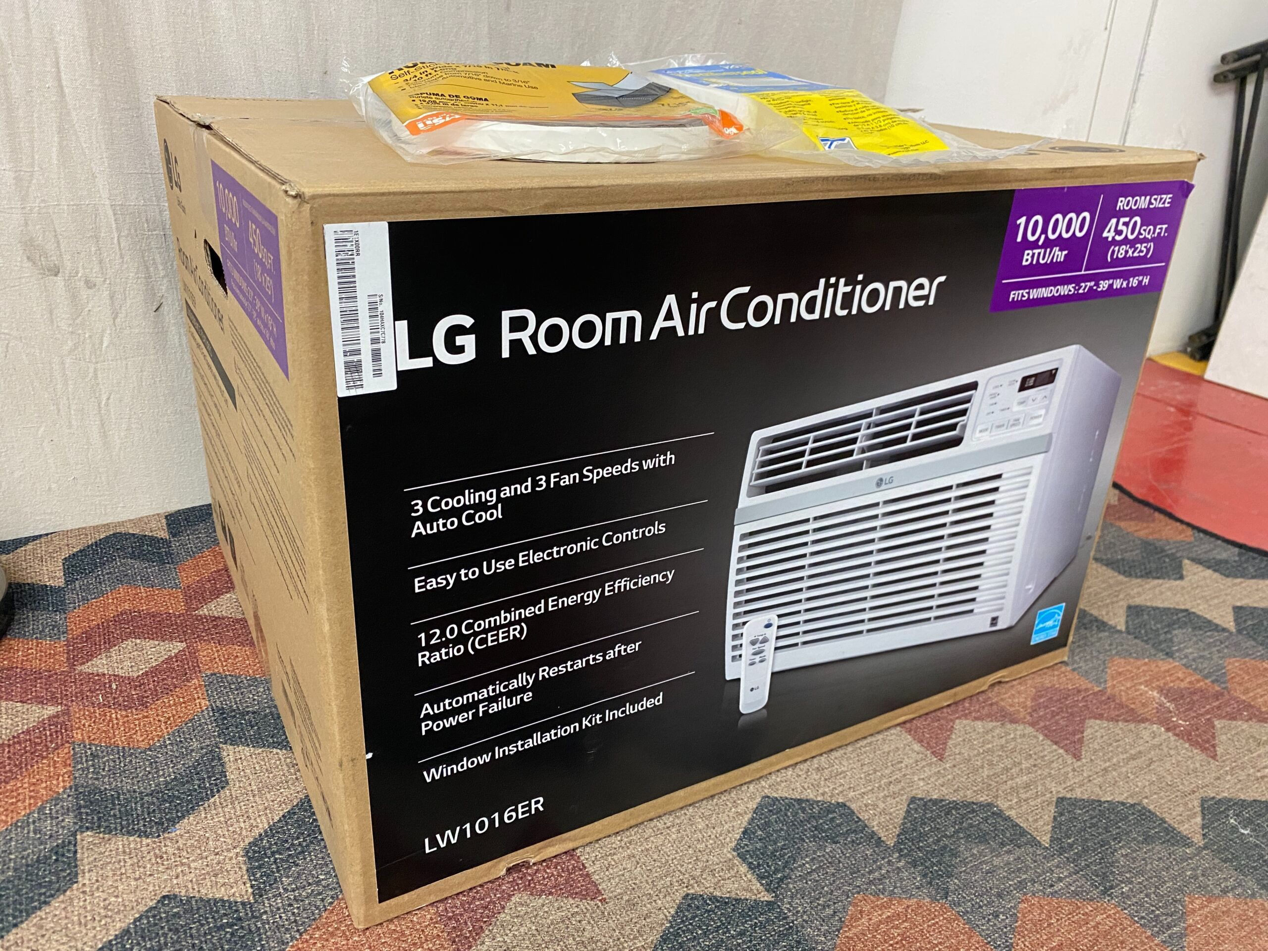NEW! LG Room Window AC Unit Model #LW1016ER