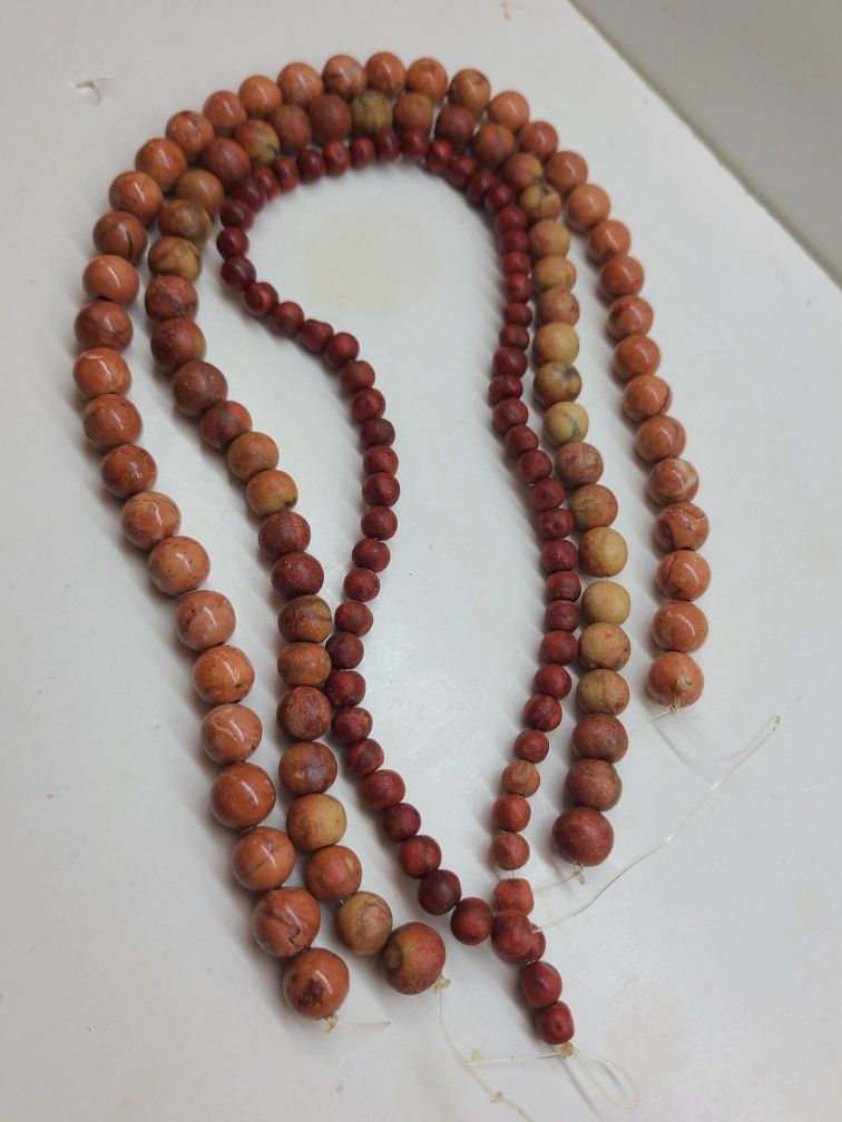 RARE GENUINE APPLE CORAL STRANDS