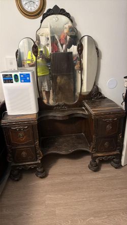 Antique Chest and Vanity